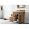 James Martin Vanities Brittany 30in Single Vanity, Saddle Brown w/ 3 CM Carrara Marble Top 650-V30-SBR-3CAR - alternate 3